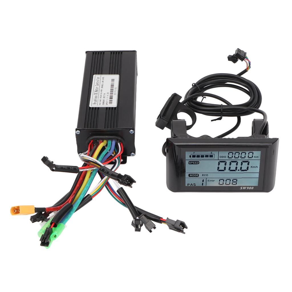 Motor Brushless Controller LCD Display Brushless Controller Kit SW900 Panel 30A 3 Mode Sinusoid