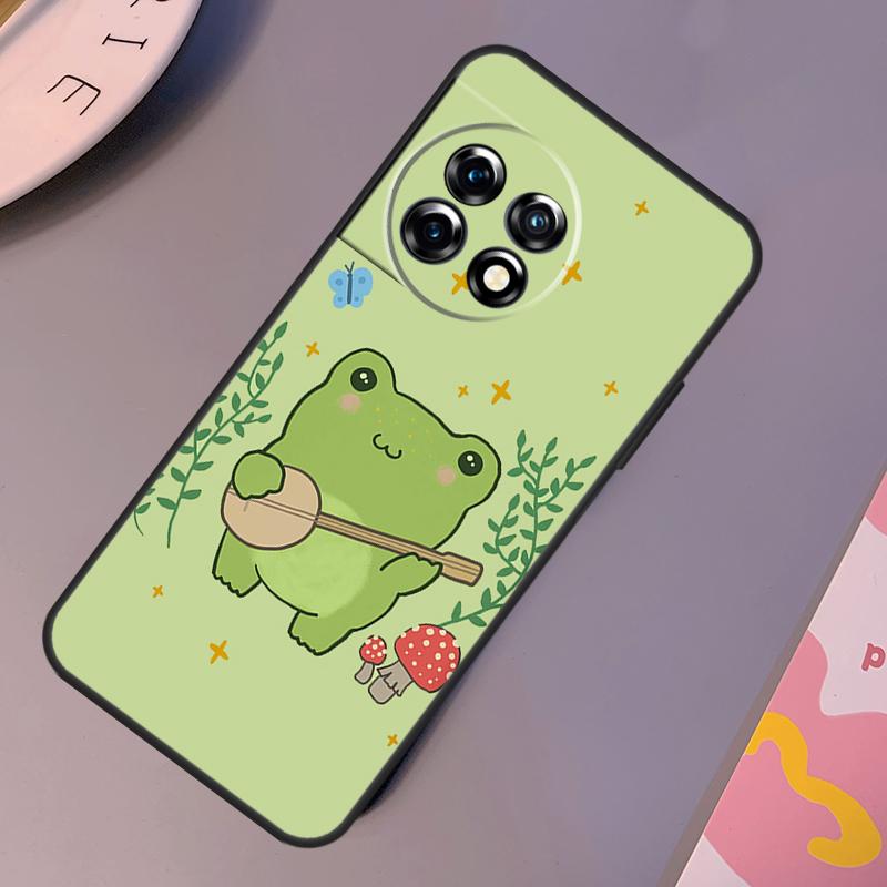 Cottagecore Frog Mushroom Aesthetic Case For OnePlus Nord 3 2T N10 N20 CE 2 Lite OnePlus 9 10 Pro 9RT 10R 10T 12R 11 12 Cover