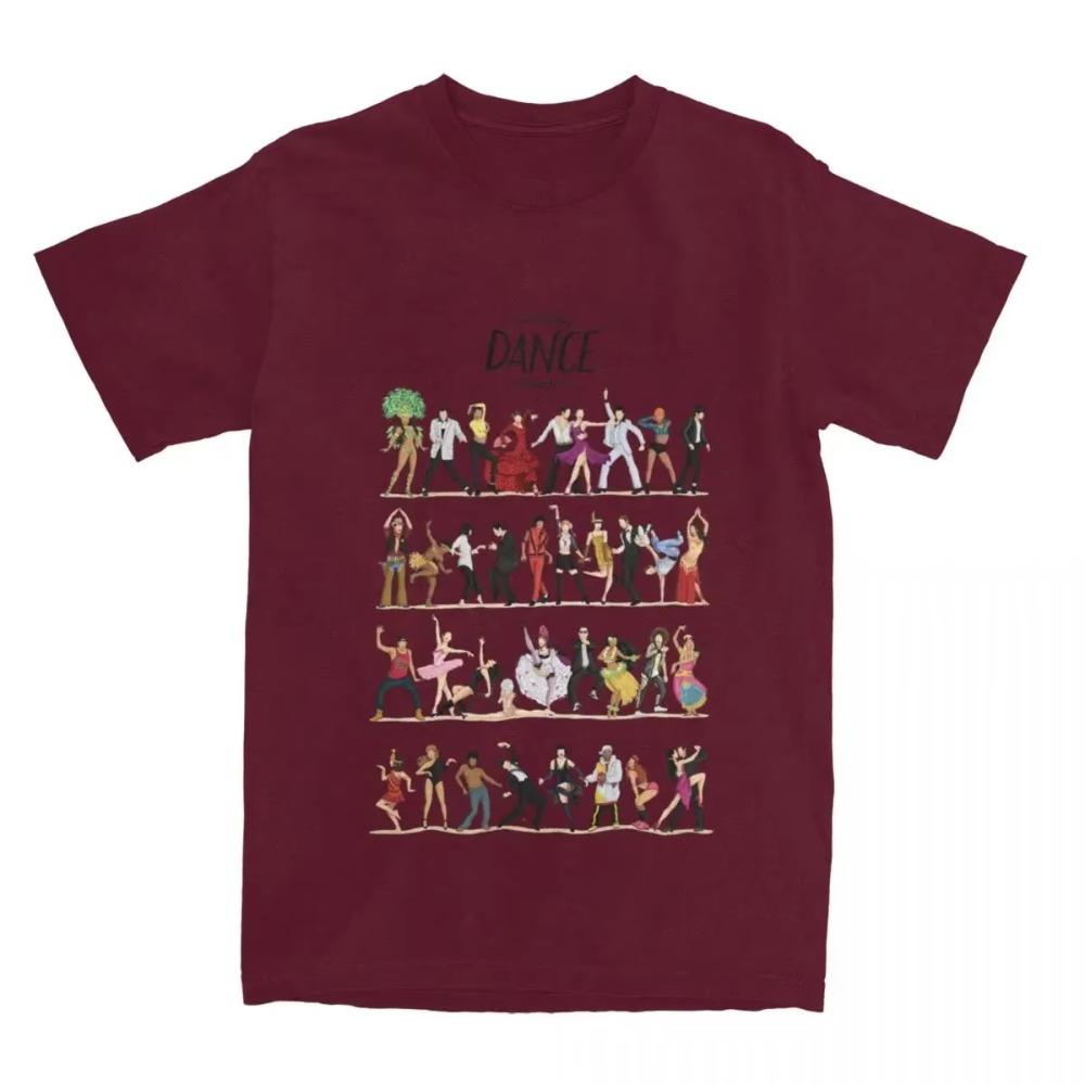 Vintage Beliebte Popkultur Tanz T-Shirts für Männer Frauen Lustige Weltberühmte Tänze T-Shirts Sommerkleidung
