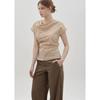 Cc Collect. Check Draped Blouse C262msc036
