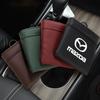 Car Leather Storage Bag Glasses Phone Key Organizer Box For Mazda 2 6 3 CX5 CX80 CX70 CX90 MX30 CX60 CX50 CX30 BT50 e-TPV CX3
