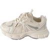 Beige platform dad shoes women's new summer versatile casual lightweight breathable heightening sports shoes