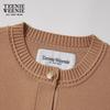 Teenie Weenie Women's Academia Style Crew Neck Knit Sweater