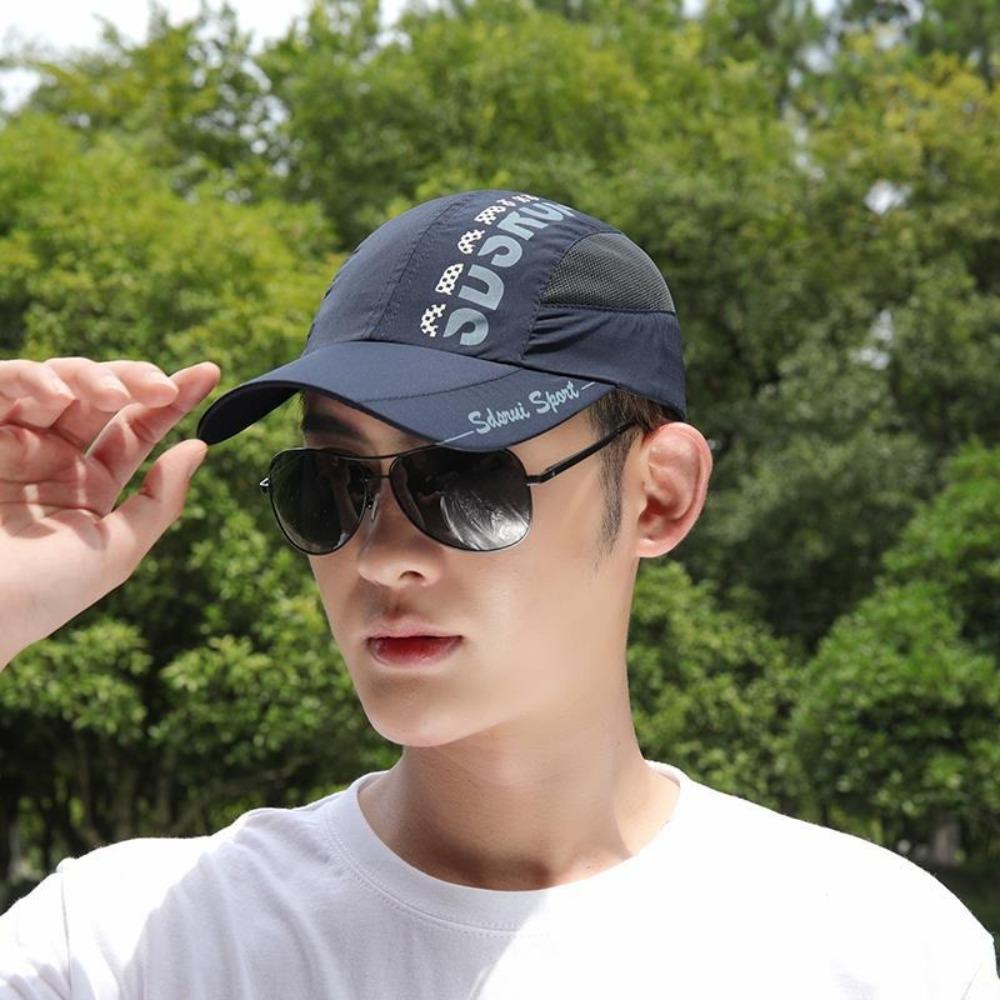 Mesh Quick Drying Hat Quick Drying Mesh Baseball Cap Adjustable Sunshade Baseball Hat  Summer
