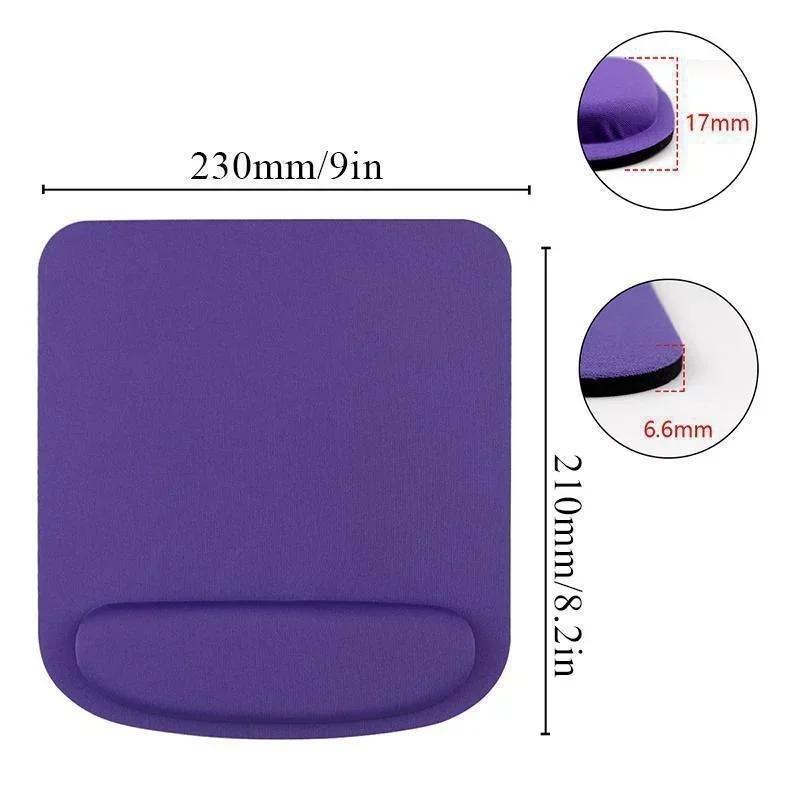 Umweltfreundliches ergonomisches EVA-Mauspad für Computer-Spiele, Handgelenkauflage, komfortable Mauspads für Büro und Zuhause, einfarbig