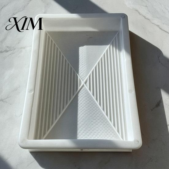 Decorative Paver Molds for Walkways Garden Stepping Stone Mold, Reusable Concrete DIY Professional Decor Cement Path Mould Backyard Patio