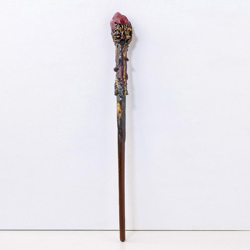 Natural  Handmade Jewelry Magic Stick Witch Princess Cosplay Props Fairy Wand Halloween Gift Ritual Tool Decoration