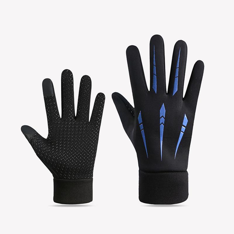 1Pairs Winter Warm Full Fingers Waterproof Windproof Cycling Outdoor Sports Running Motorcycle Ski Touch Screen Gloves