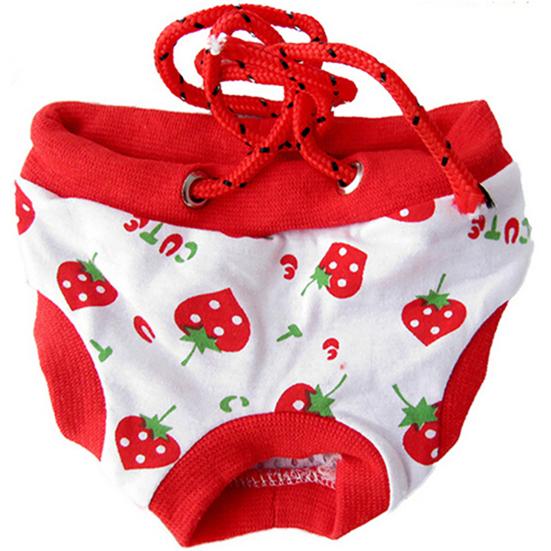 Female Pet Dog Puppy Diaper Pants Physiological Sanitary Short Panty Nappy Underwear M/L/XL