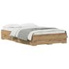 Cadre de lit vidaXL avec tiroirs Chêne Artisan 120x190 cm Bois reconstitué 3333979