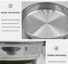 Versatile Electric Griddle with Non-Stick Deep Frying Pan and Single-Sided Heating for Pancakes and Pot Stickers