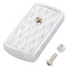 Kijima HD-05333 Motorcycle Parts Brake Pedal Cover, Aluminum Polished Finish, 4.1 X 2.1 Inches