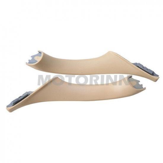 Beige Right+Left Interior Inner Door Trim Pull Handle Fits BMW F10 F11 2010~2016