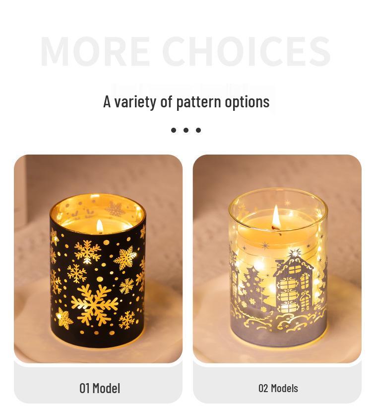 Luminous Scented Candle - Christmas Aroma Ornament for Home & Bedroom