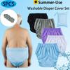 Pantaloni per Incontinenza Adulti 5 Pezzi Resistenti all'Acqua Copri Pannolino Riutilizzabile Mutandine a Tenuta Stagna Biancheria Intima Speciale Slip