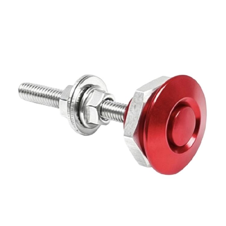 Round Button Hood Fastener Kit 2 Piece Aluminum Hardware Set for Quick Body Panel Access on Custom Car Builds Set