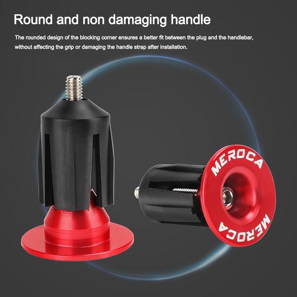 2pcs Aluminum Alloy Handlebar End Plug DIY Bicycle Handlebar Plug New Bicycle Handlebar Plugs