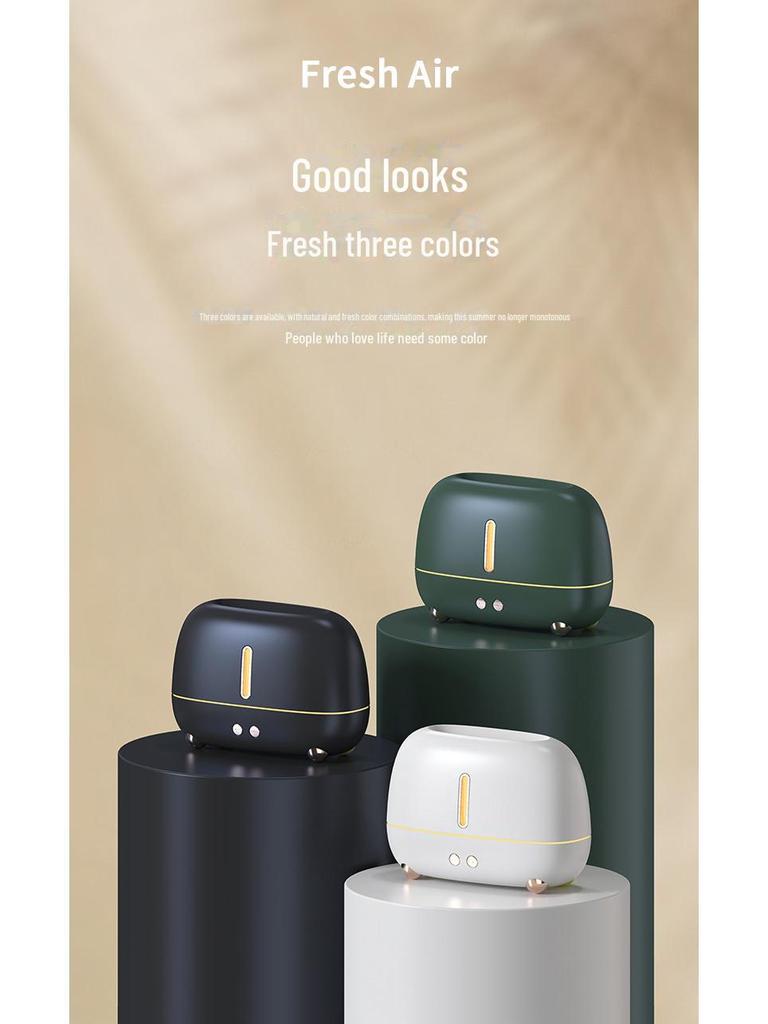 2023 USB Flame Humidifier: Large Mist Aromatherapy Machine for Home and Bedroom