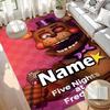 Custom Name Personalized Five Nights at Freddy's Print Carpet, Versatile Home Decor Rug, for Playroom, Apartment, Balcony, Entryway, Hallway Gift