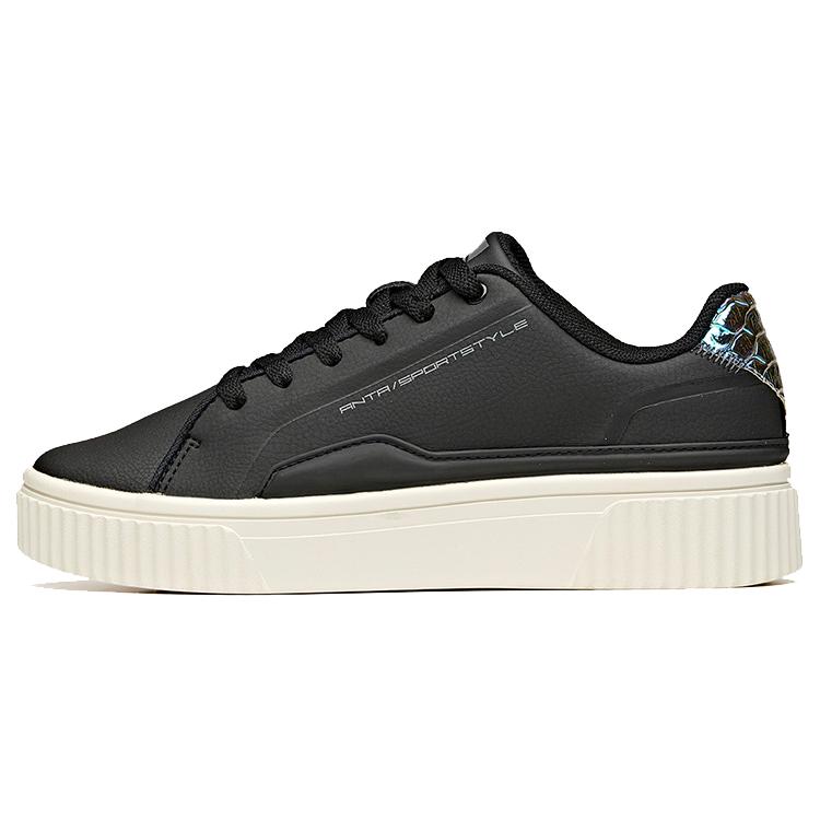 

new Anta Life Collection Low Top Skateboard Shoes Women s Black White 37.5