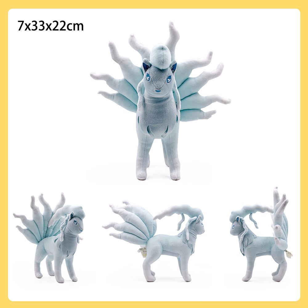 Alolan Ninetales Vulpix Eevee Raichu Gardevoir Gallade Lapras Anime Game Plush Toy Soft Stuffed Doll Gift