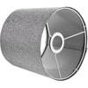 DOITOOL Home Decor Lamp Shade for Table Lamps, Drum Lamp Shade, Replacement Small Natural Linen Lampshades Spider Fitter (Grey) Small White Desk