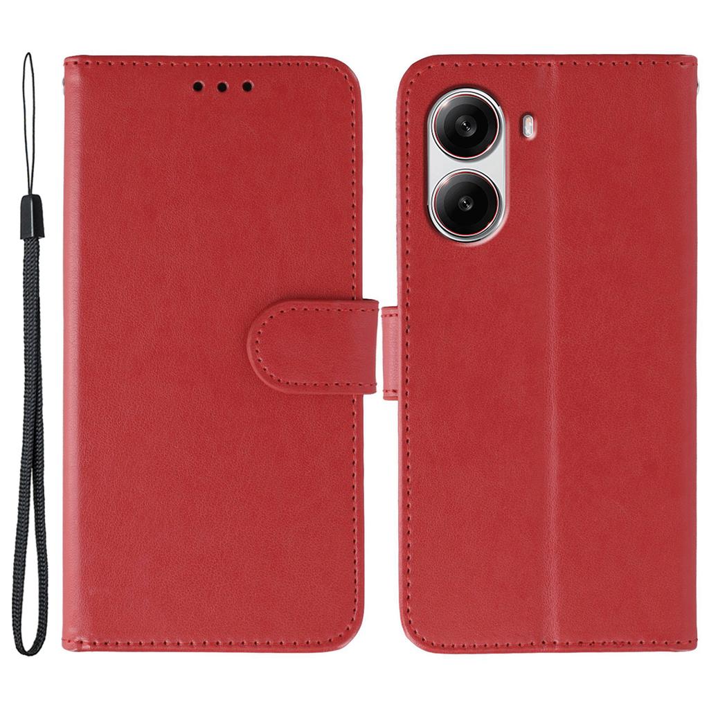 For Xiaomi Poco X7 Pro 5G Cases PU Leather Flip Wallet Phone Cover with Strap