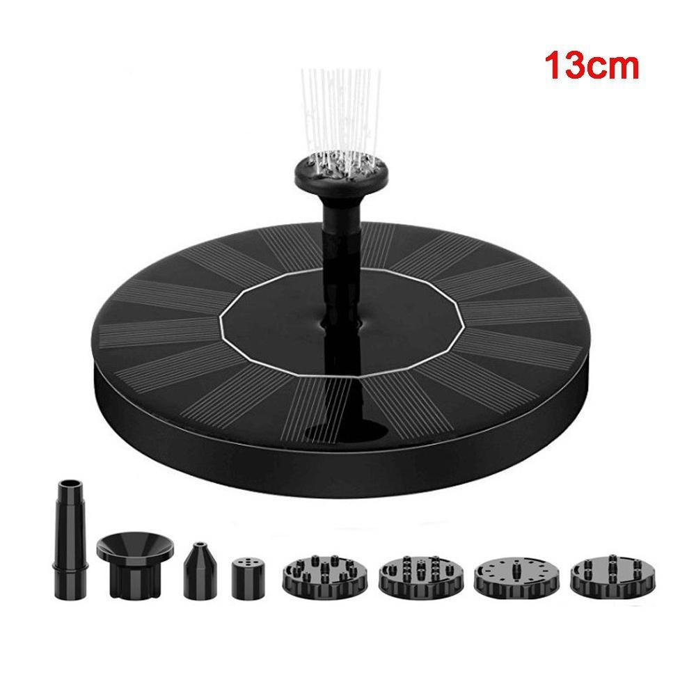Mini Solar Water Fountain Pool Pond Waterfall Fountain Garden Decoration Outdoor Bird Bath Solar Powered Fountain Floating Water
