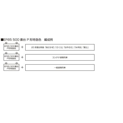 KATO N Gauge EF65 500 Series P-Type Express Color 3060-4 Electric Locomotive Model