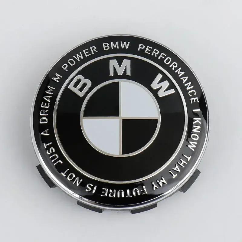 

4Pcs BMW Car Wheel Center Caps 68mm 56mm Hubcap for Performance E46 E90 E30 F10 F30 X5 X3 E39 F25 E60 E91 E87 M Auto Accessories 56MM