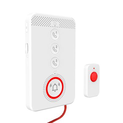 Wireless Caregiver Pager Elderly Calling System SOS Emergency Button Alert 4G Voice Distress Alarm