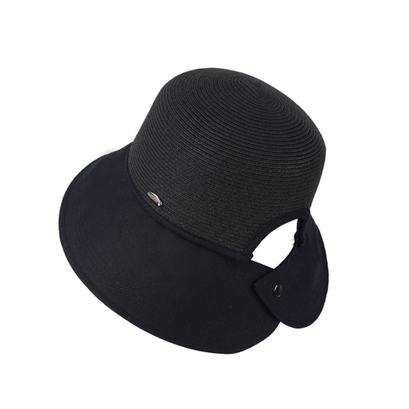 

Foldable Fisherman Cap Sun Protections Wear Resistant Fabric Outdoor Hat For Beach Gardening And Everyday Fashion чёрный