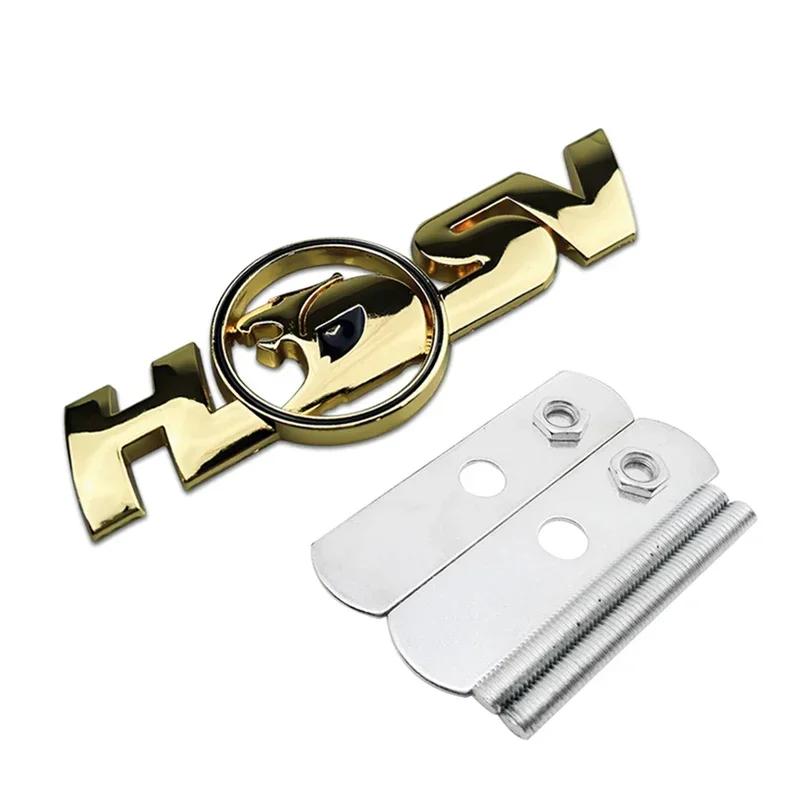 Metal Car Body Sticker for HSV Logo Auto Emblem Front Grille Rear Trunk Decoration