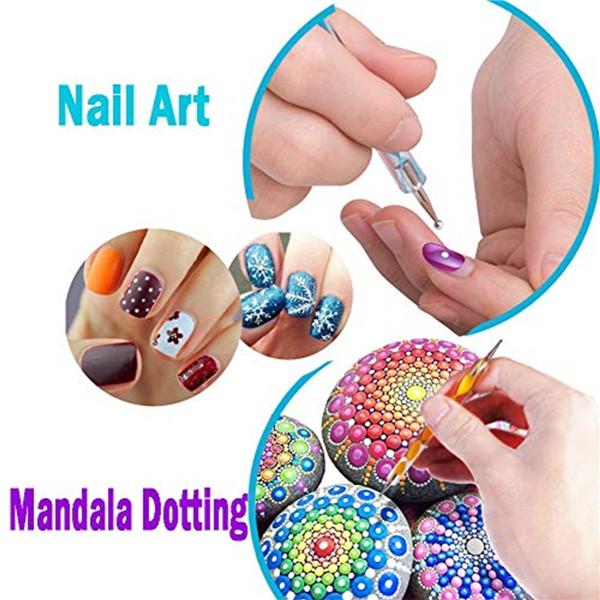 Nail art Dotting Tools 8pcs Quality Mandala Acrylic Painting Tools DIY Set Kits