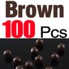 MNFT Free Shipping 100pcs 7mm Brown Black Green Carp Fishing Rubber Beads Terminal End Tackle Accessories Wholesale