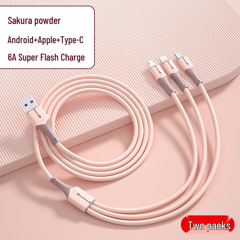 Universal 3-in-1 Multi-Function Fast Charging Cable for Cars