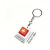 Keyboard Switch Fidget Toy Five-Star Flag Keyboard Clicker Fidget Toy 3D Printed Decompression Button Keychain Portable Stress