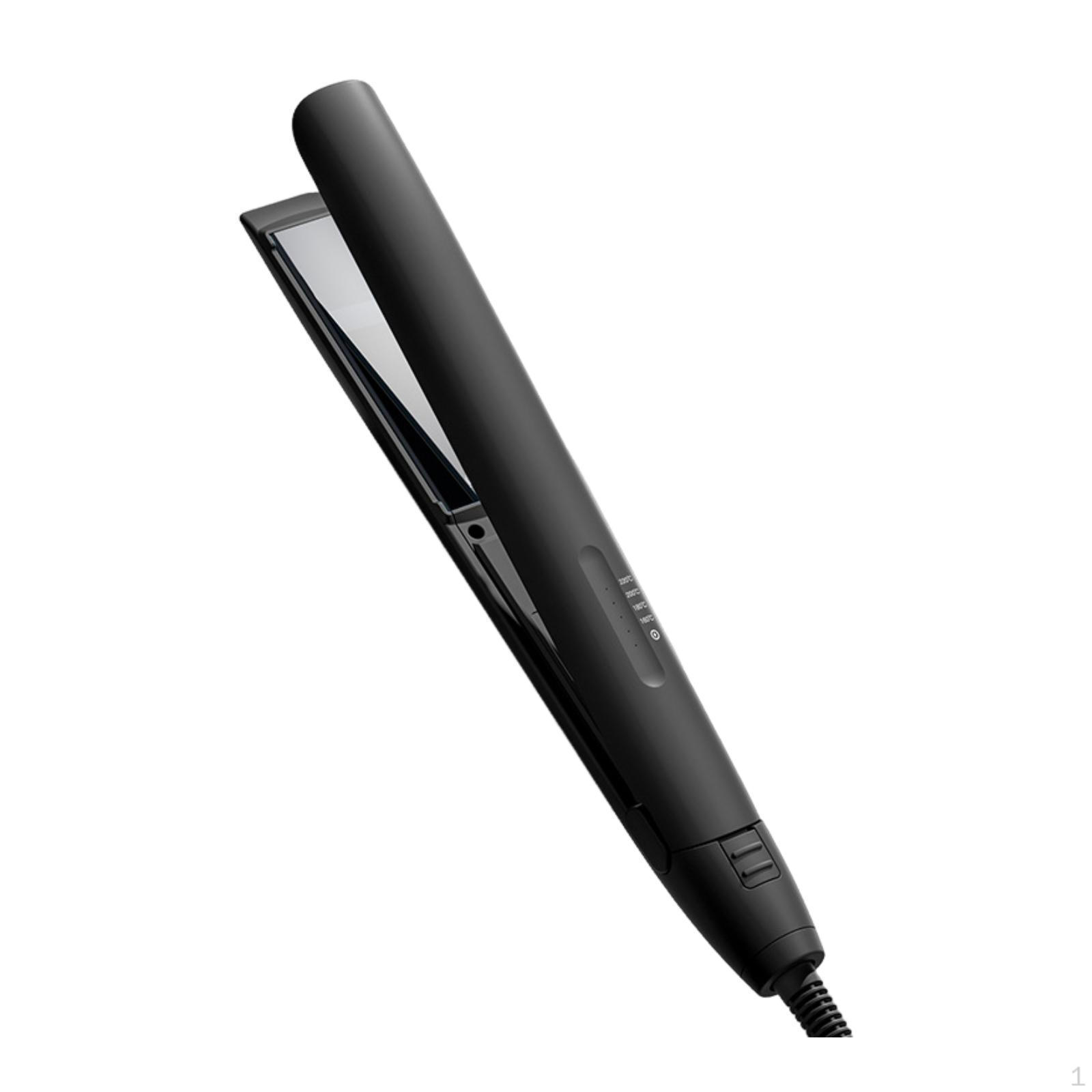 

Flat Iron Hair Straightener Curling Styling Tool Travel Multifunctional Fast Heating Home чёрный