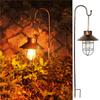 Retro Hanging Solar Lamp Outdoor Waterproof Tungsten Bulb Decorative Light For Garden Patio Yard