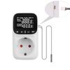 Heating Cooling Thermostat With Timer Switches Digital Temperature Controllers Socket Plugs in Thermostat Outlet