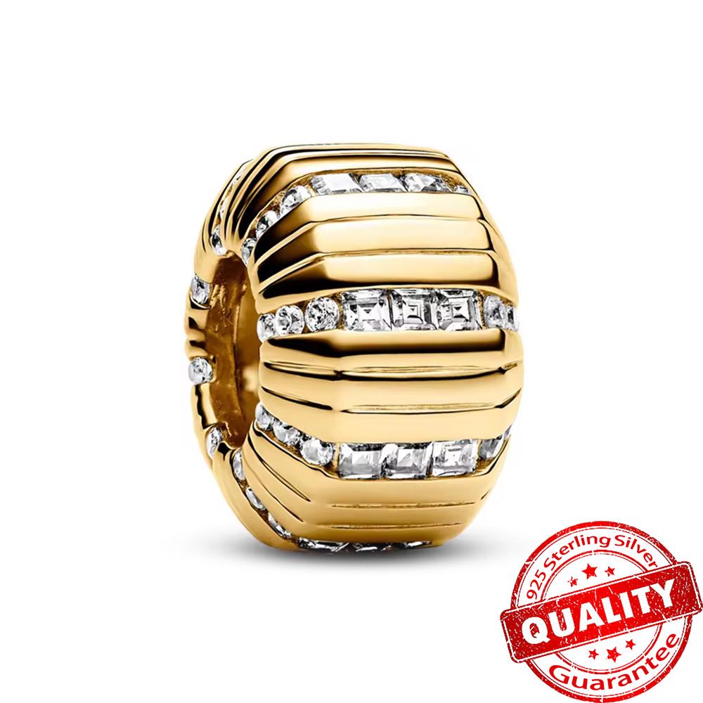 Precious Copper Sparkling Heart Double & Pavé Infinity Knot Dangle Charm Fits 3Mm Bracelet Diy Mother Birthday Gift