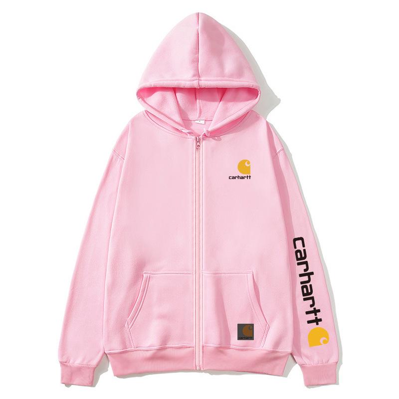 Carhartt Print Reißverschluss Hoodie für Damen & Herren: Trendige Herbst-/Winter-Oberbekleidung