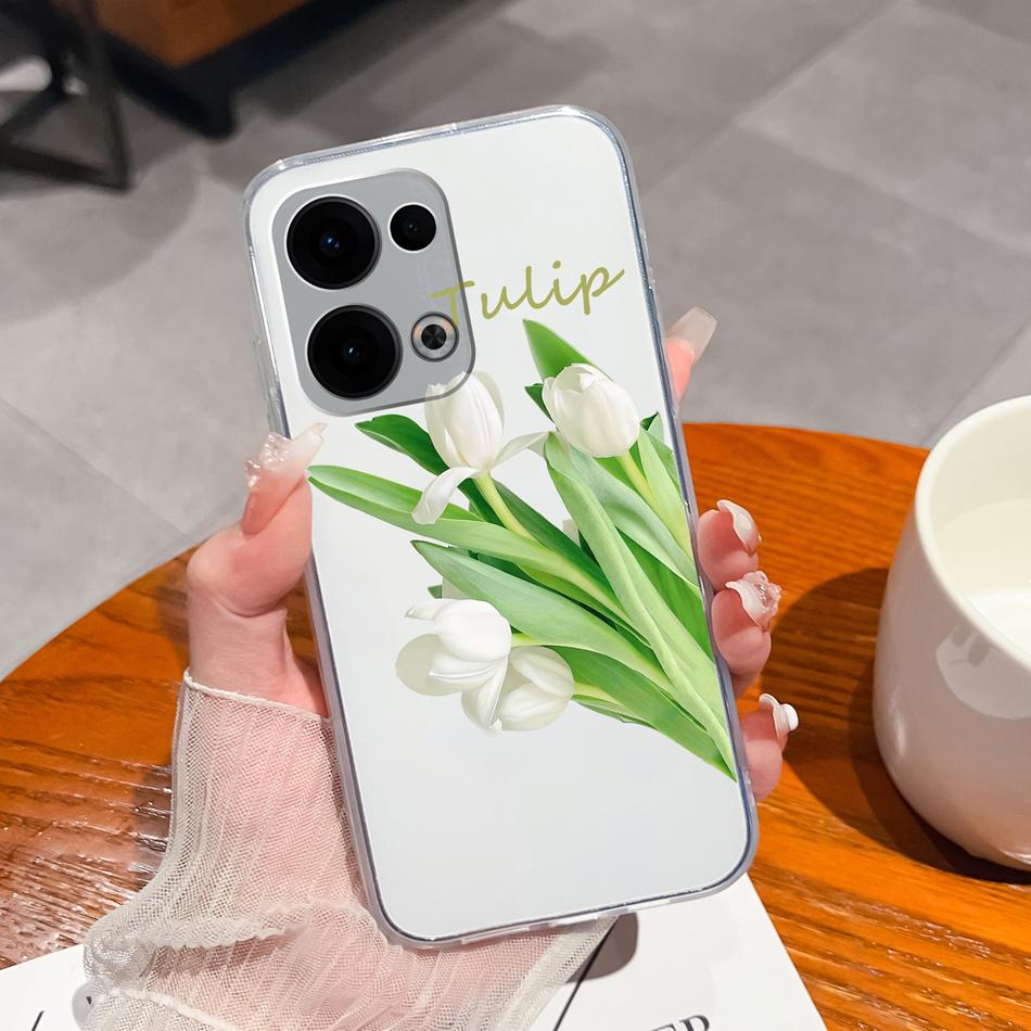 For Oppo Reno 13 Pro Case Creative Clear Soft Back Cover For Oppo Reno13 Pro 13Pro 5G TPU Slim Silicone Anti Drop Phone Cases