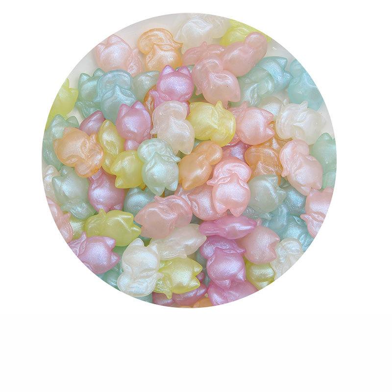 

Бусины для браслетов ручной работы Акриловые бусины Иллюзия Облака Лиса Бусины с прямым отверстием Браслет Ожерелье Струны Бусины ручной работы DIY Ювелирные аксессуары 10 pcs