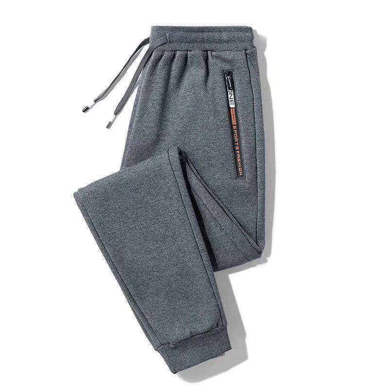 Men's Casual Thick Knit Cuffed Joggers for Fall and Winter