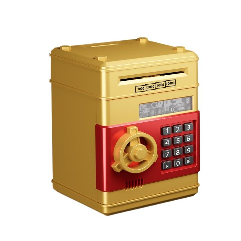 Smart Password Piggy Bank for Kids - Automatic Bill Rolling & More