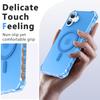 Coque pour iPhone 16 Compatible MagSafe Bord Ondulé Fin Housse de Téléphone PC + TPU