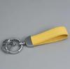 Vintage Laser Engrave Microfiber Suede Leather Keychain Blank Custom LOGO Bag Keyring Personalized Car Key Chains Men's Women‘’s