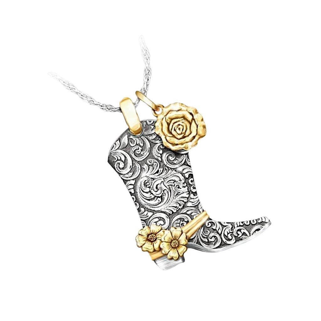 Blumenstiefel Halskette Kettenhalskette Kostümzubehör für Frauen Teenager