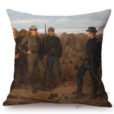 Us Painter Winslow Homer Famous Oil Painting Gallery Art Decorative Sofa Throw Pillow Case Fisherman Peach Blossom Cushion Cover
